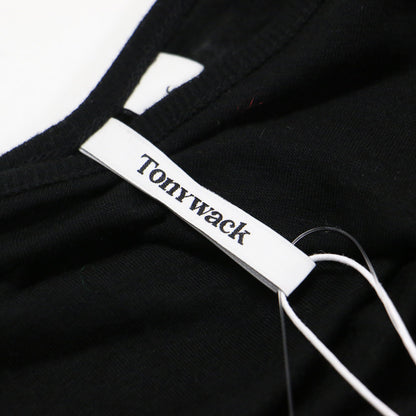 25春夏 バックオープン ロングスリーブ Tシャツ LOW BACK LONG SLEEVE T-SHIRT カットソー 長袖 シアー ウール