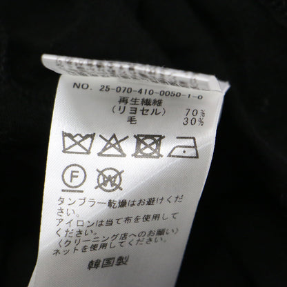 25春夏 バックオープン ロングスリーブ Tシャツ LOW BACK LONG SLEEVE T-SHIRT カットソー 長袖 シアー ウール