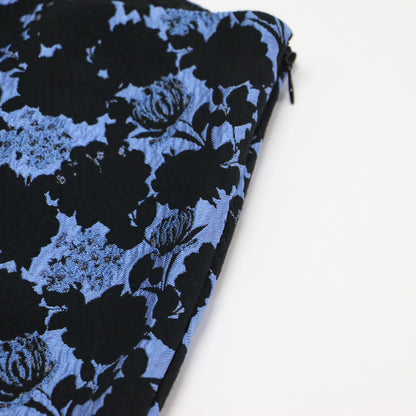 24年春夏 フラワー ジャガード フレア パンツ / ウエストゴム 花柄