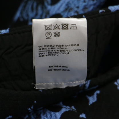 24年春夏 フラワー ジャガード フレア パンツ / ウエストゴム 花柄