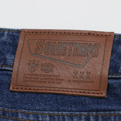 × FREAK'S STORE 別注 25春夏 グリッター ペイント クロスウエスト ストレート デニムパンツ / Cross Waist Straight Glitter コットン