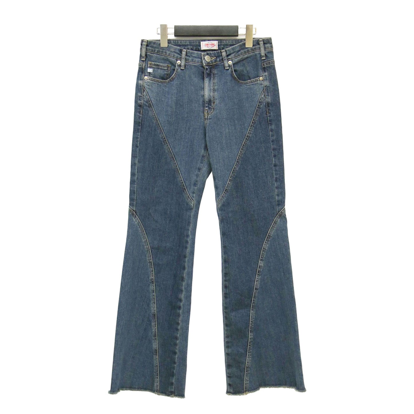 × FREAK'S STORE 別注 25秋冬 スパイラル フレア デニムパンツ / SPAIRAL FLARE バイカラー ストレッチ コットン