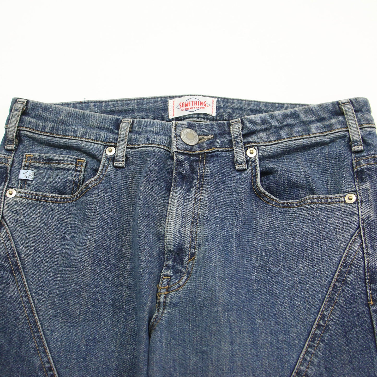 × FREAK'S STORE 別注 25秋冬 スパイラル フレア デニムパンツ / SPAIRAL FLARE バイカラー ストレッチ コットン