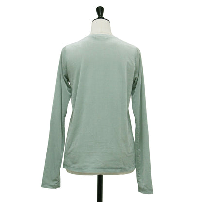 24秋冬 スキンベロア クルーネック プルオーバー / カットソー 長袖 シアー