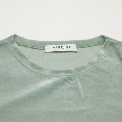 24秋冬 スキンベロア クルーネック プルオーバー / カットソー 長袖 シアー