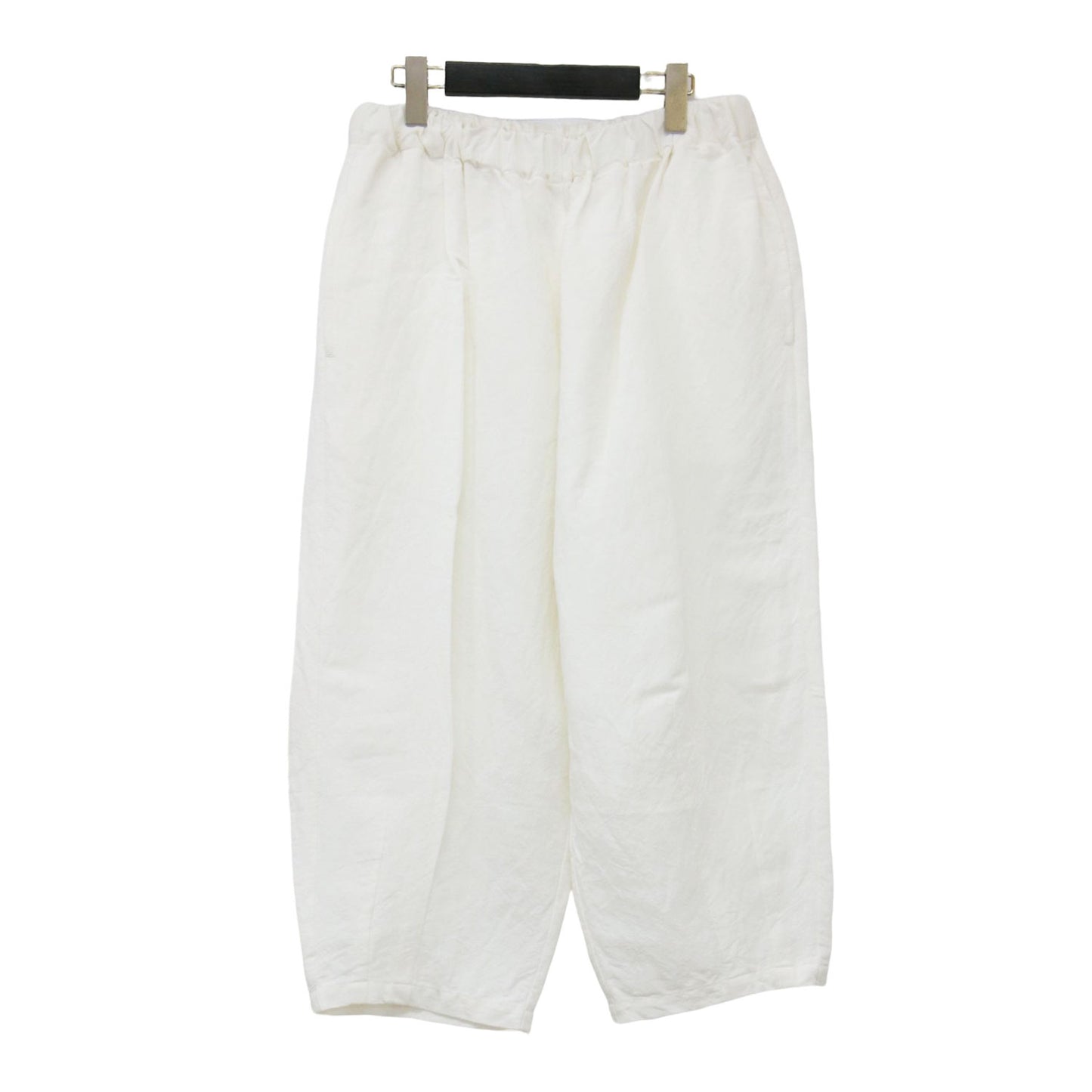 バンブー リネン バルーン パンツ / テーパード ウエストゴム ユニセックス