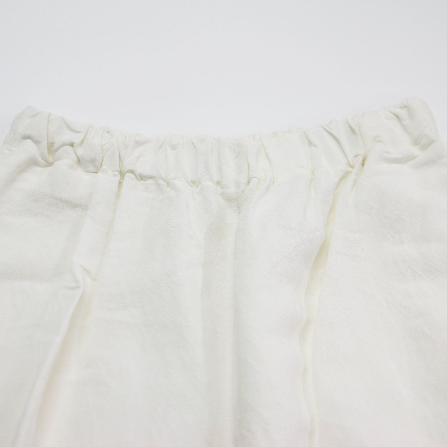 バンブー リネン バルーン パンツ / テーパード ウエストゴム ユニセックス