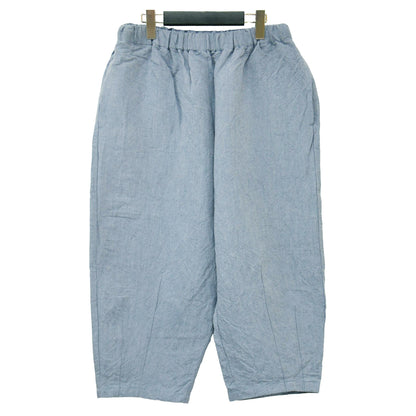 バンブー リネン バルーン パンツ / テーパード ウエストゴム ユニセックス