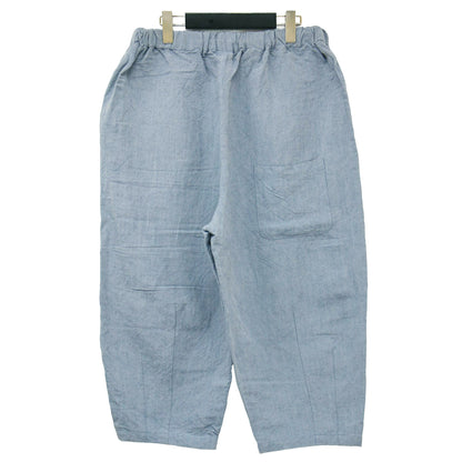 バンブー リネン バルーン パンツ / テーパード ウエストゴム ユニセックス