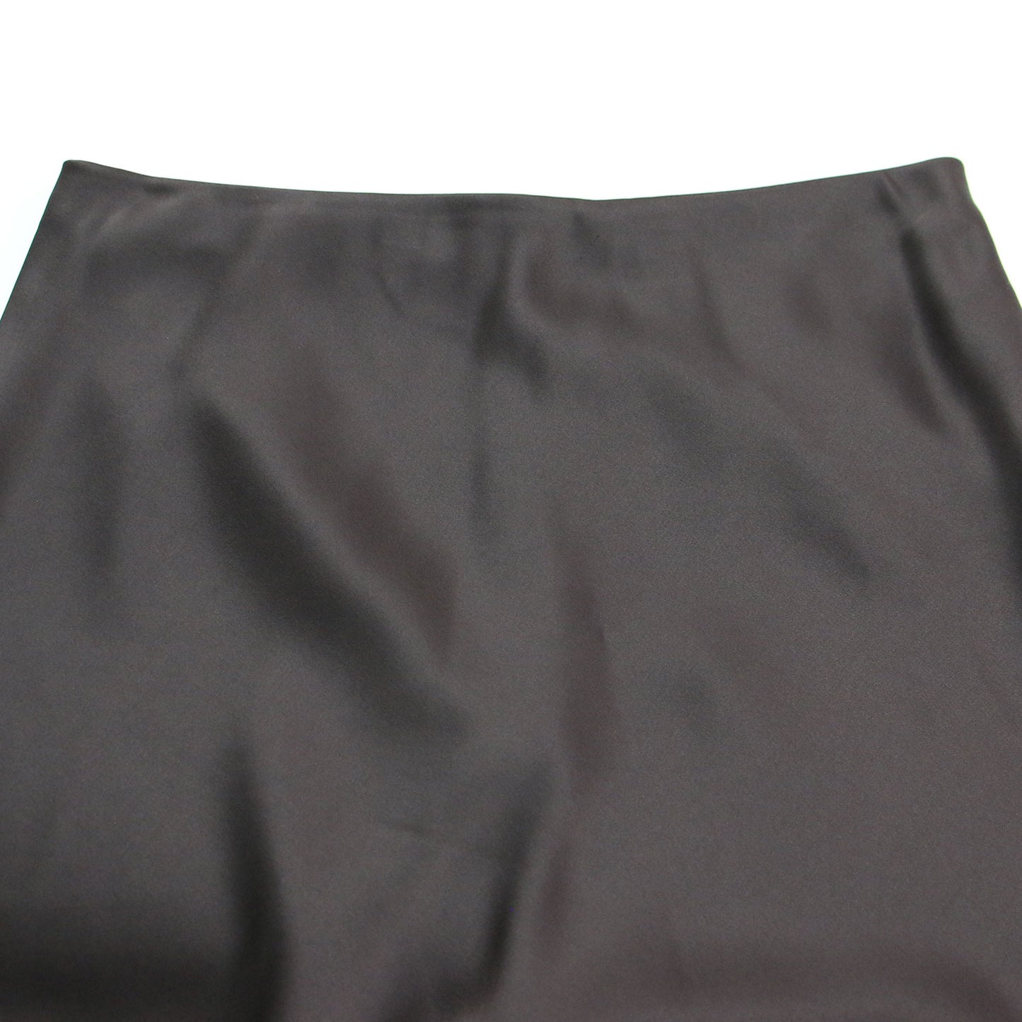 24春夏 サテン Aライン ロング スカート / BASE SATIN FLUID MAXI SK マキシ丈 フレア