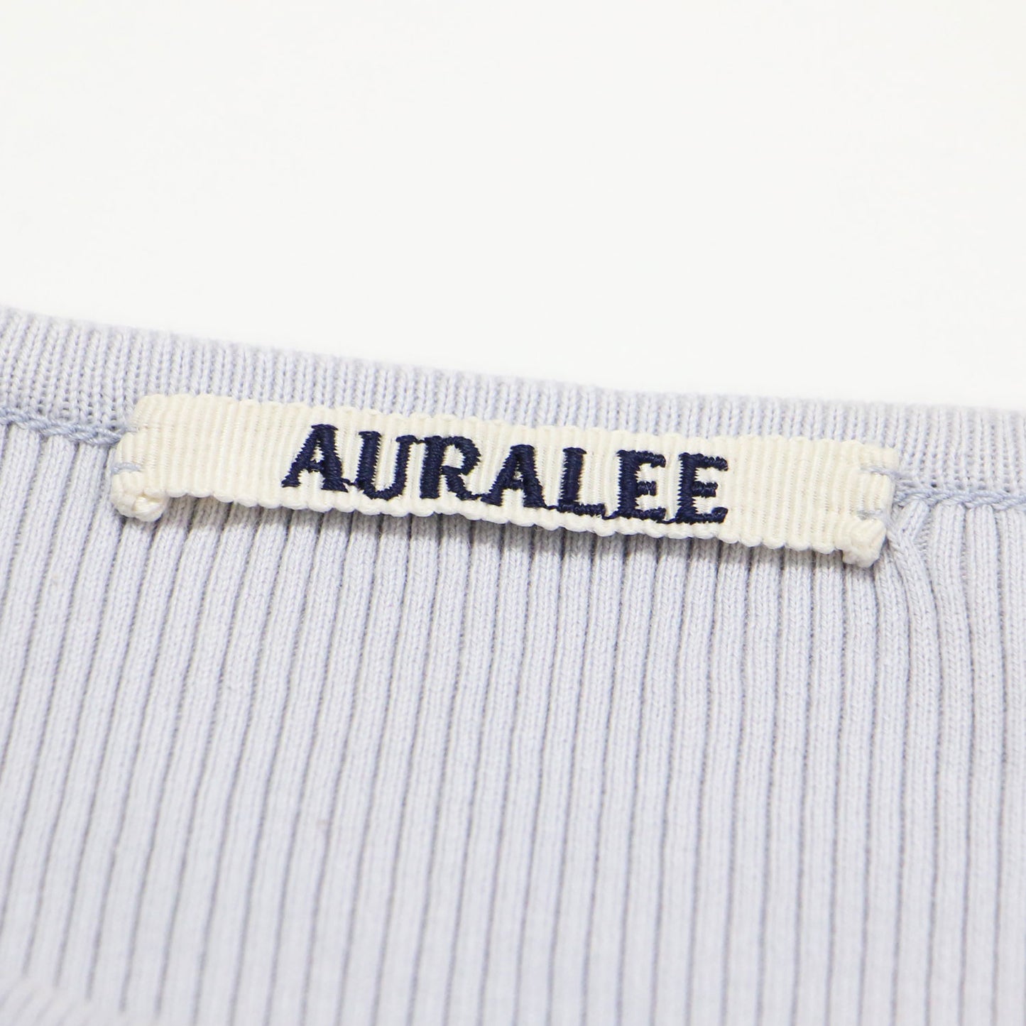 ハイゲージ ノースリーブ リブ ニット / HIGH GAUGE RIB KNIT SLEEVELESS タンクトップ クルーネック コットン