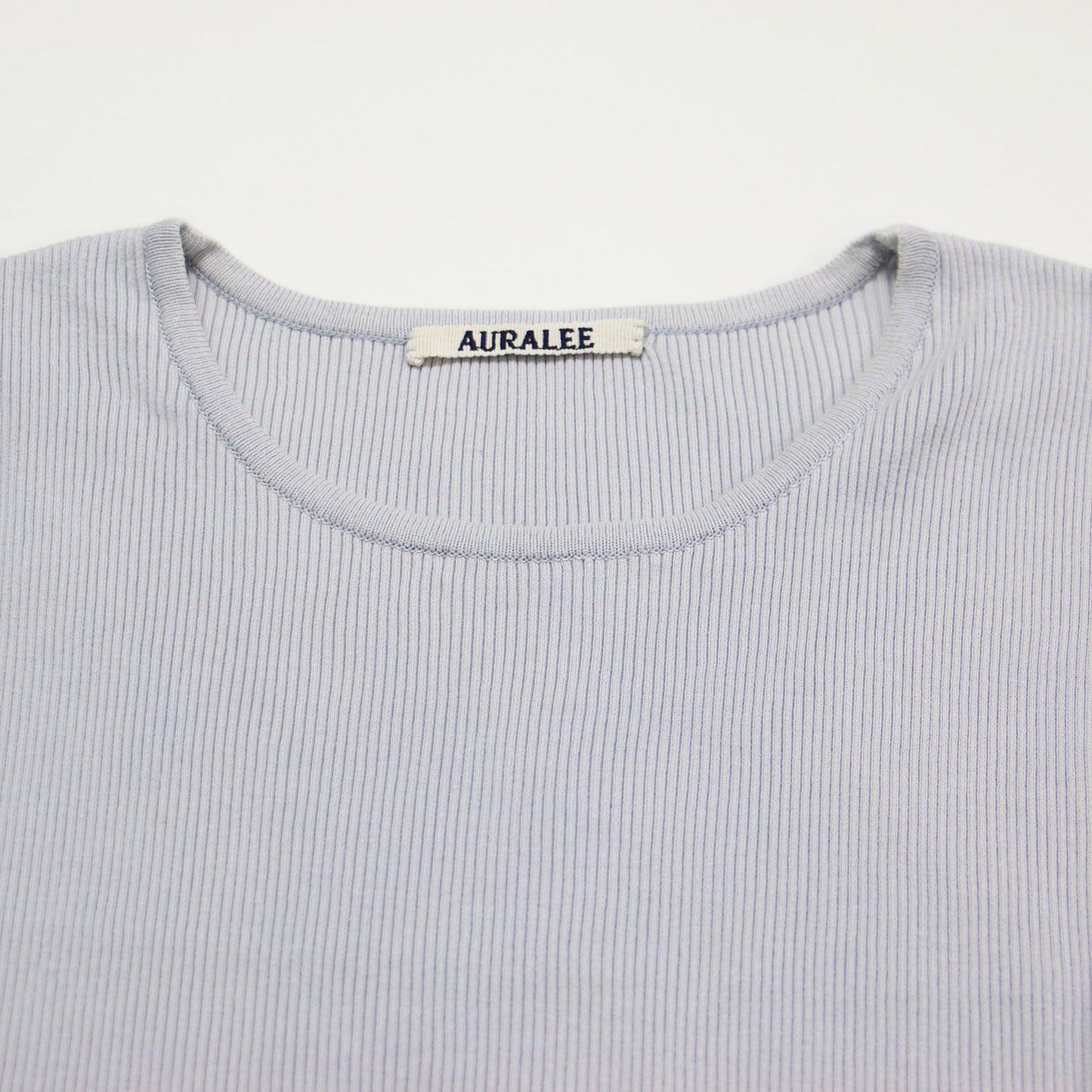 ハイゲージ ノースリーブ リブ ニット / HIGH GAUGE RIB KNIT SLEEVELESS タンクトップ クルーネック コットン