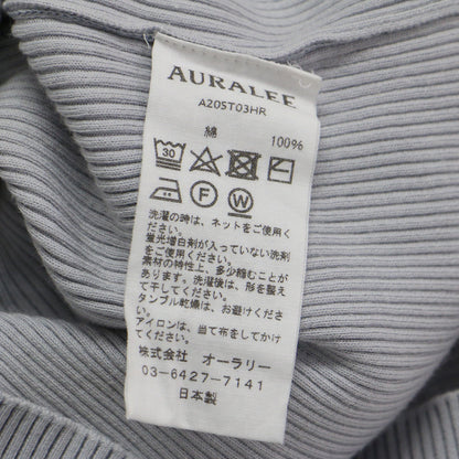 ハイゲージ ノースリーブ リブ ニット / HIGH GAUGE RIB KNIT SLEEVELESS タンクトップ クルーネック コットン