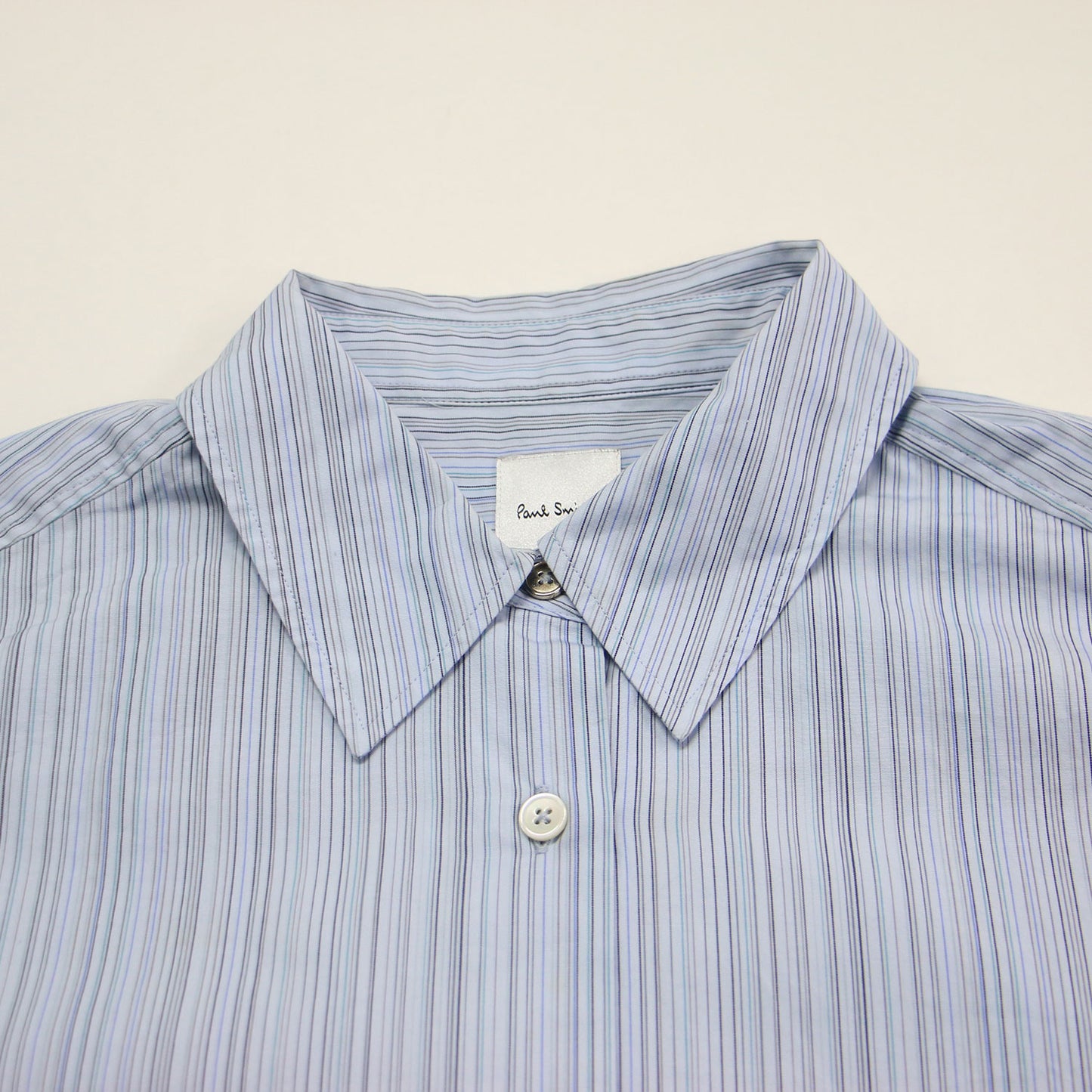 25春夏 シグネチャー ストライプ シャツ / Signature Stripe レギュラーカラー 長袖 ドロップショルダー バルーンスリーブ センターボックス コットン ウォッシャブル