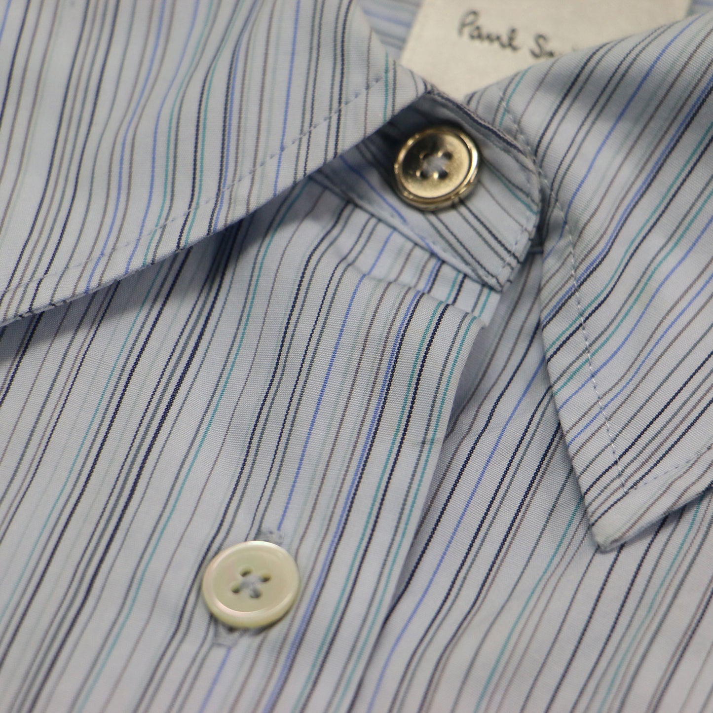 25春夏 シグネチャー ストライプ シャツ / Signature Stripe レギュラーカラー 長袖 ドロップショルダー バルーンスリーブ センターボックス コットン ウォッシャブル