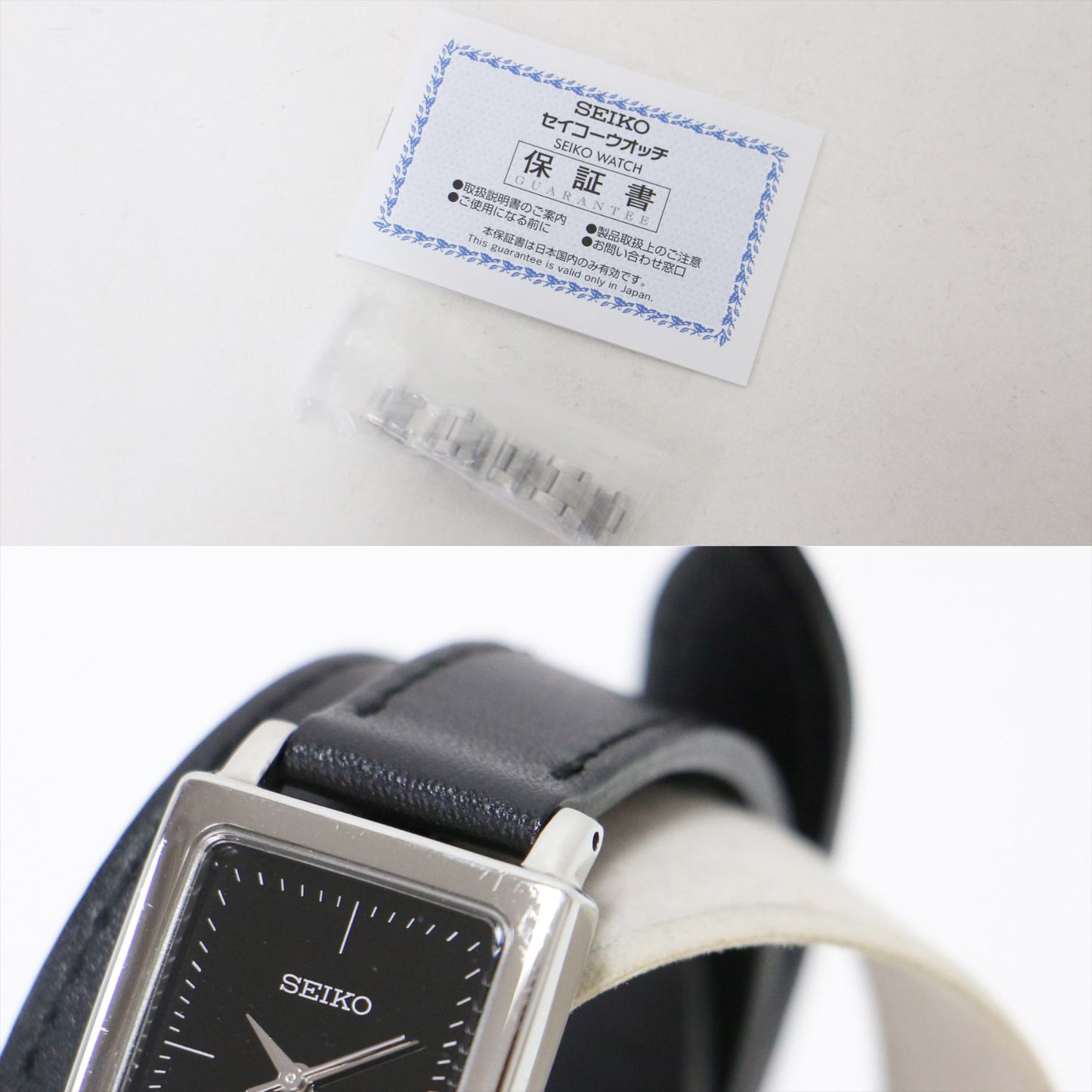 × AP STUDIO x HIROB Exclusive レザー 2連ベルト 腕時計 / 2WAY スクエア ステンレス