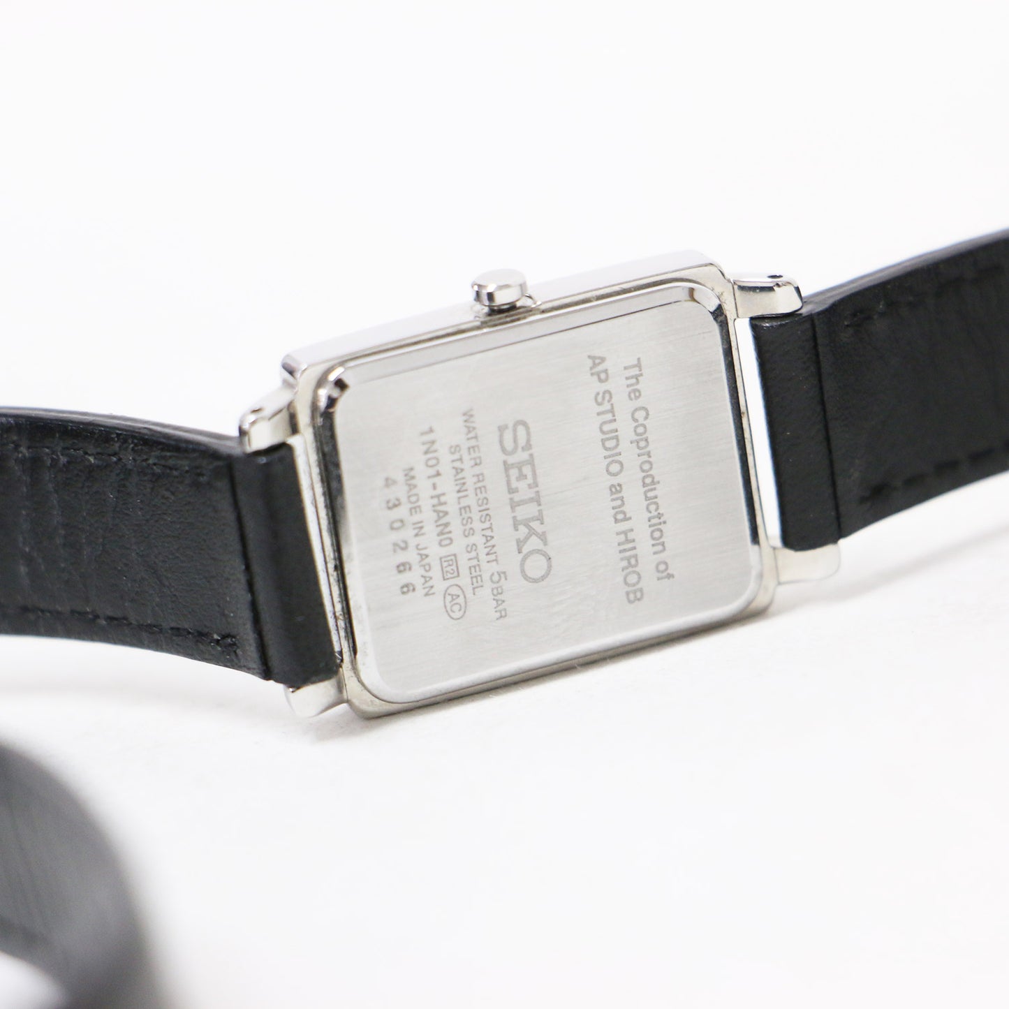 × AP STUDIO x HIROB Exclusive レザー 2連ベルト 腕時計 / 2WAY スクエア ステンレス