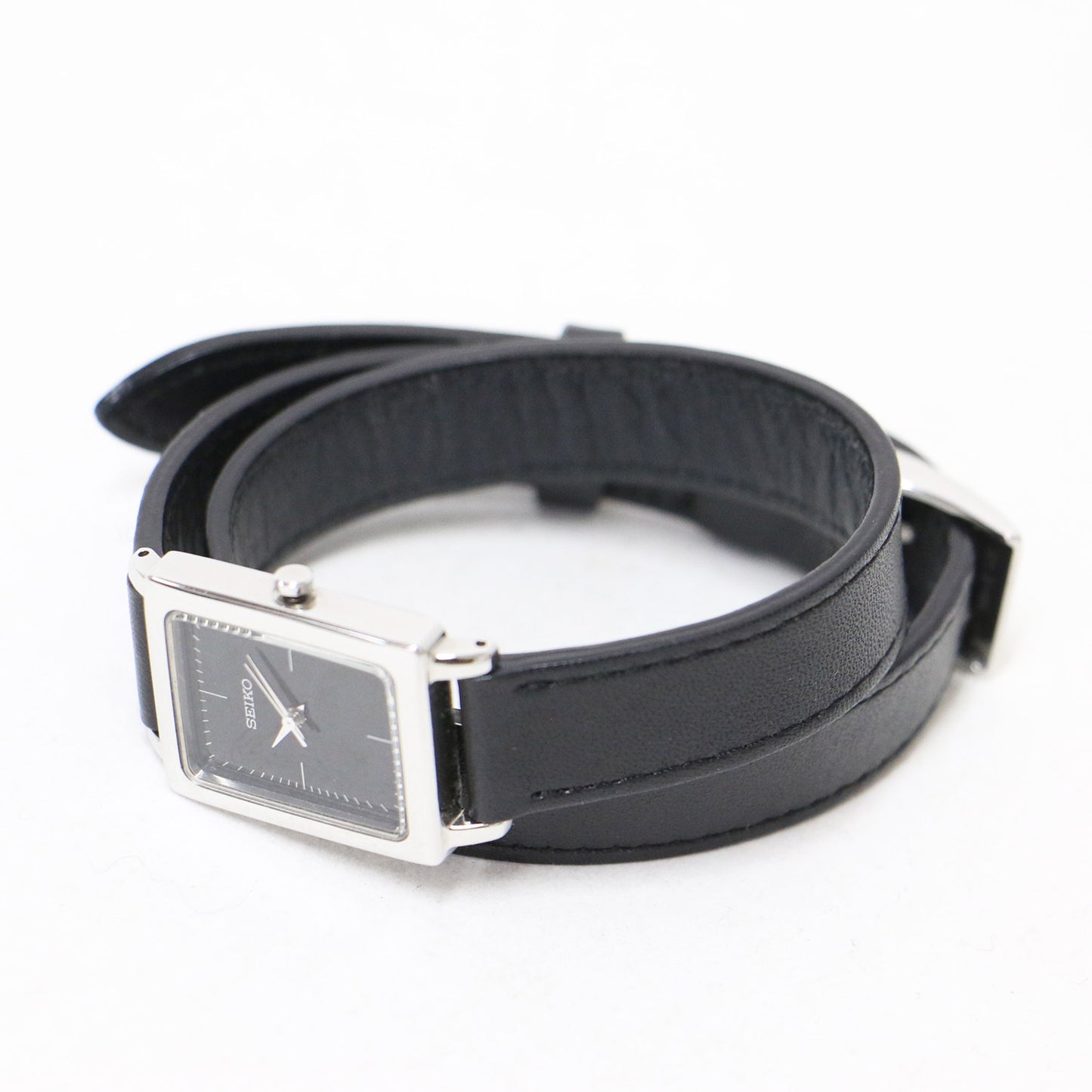 × AP STUDIO x HIROB Exclusive レザー 2連ベルト 腕時計 / 2WAY スクエア ステンレス