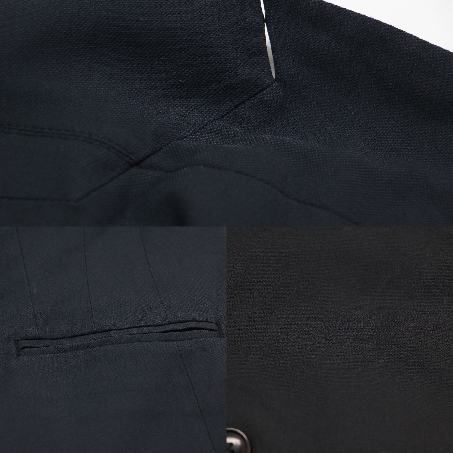 21春夏 リネンブレンド ダブル ジャケット / 長袖 テーラード スリット コットン