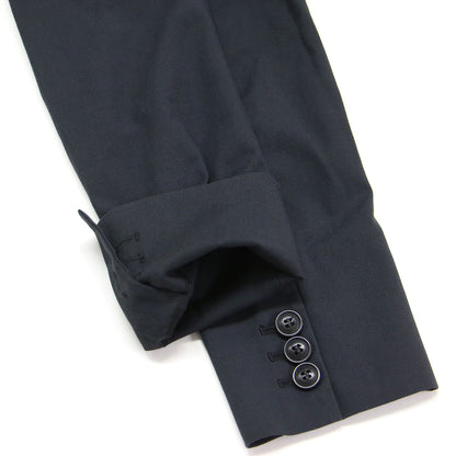 21春夏 リネンブレンド ダブル ジャケット / 長袖 テーラード スリット コットン