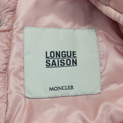 ダウンベスト LIANE GILET / ショート丈 スタンドカラー ワッペン ロゴ