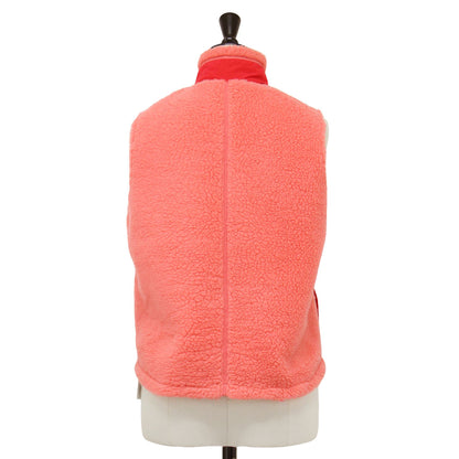 キッズ レトロX ベスト / ショート丈 スタンドカラー ジップアップ ボア フリース