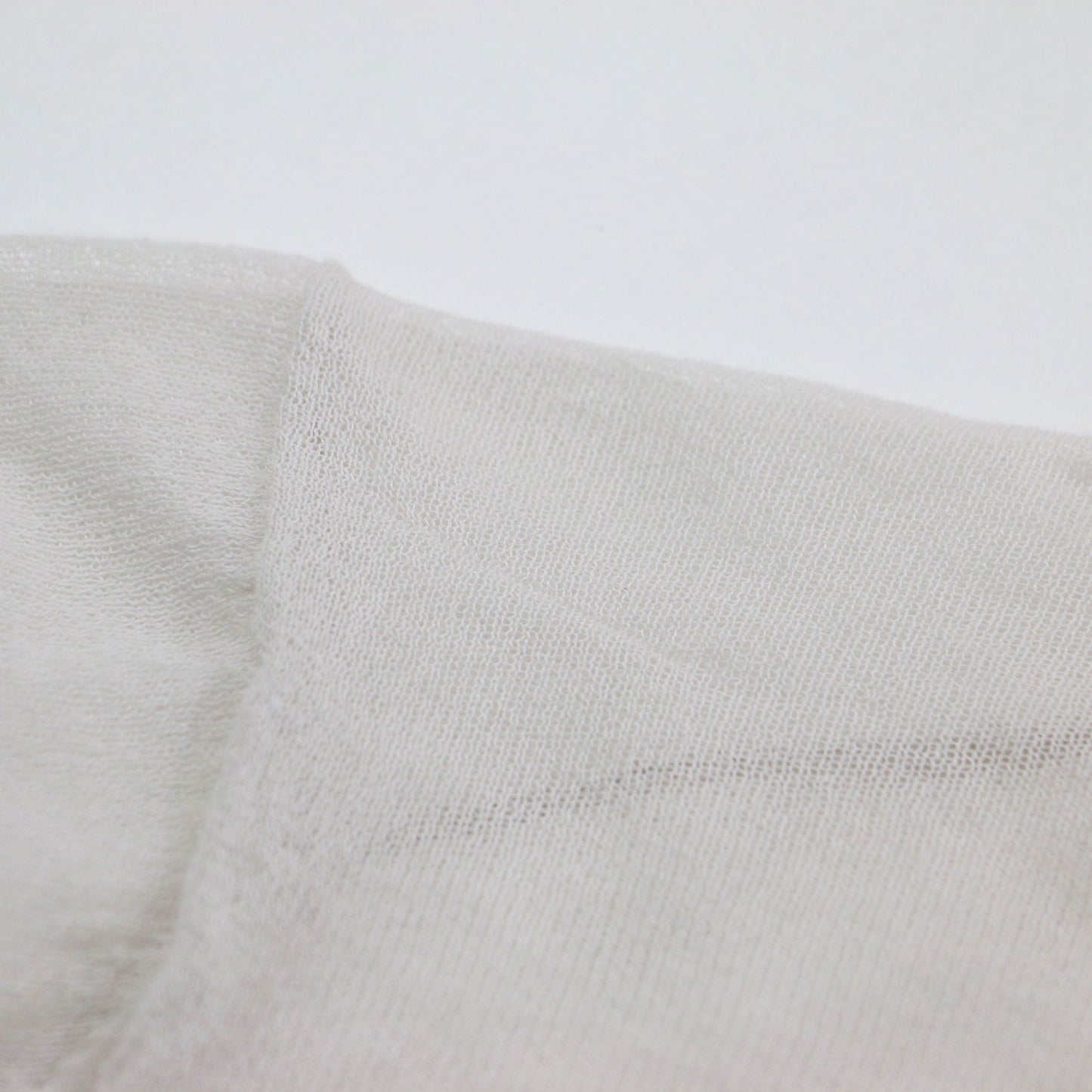 × Bshop 別注 23春夏 シアー クルーネック プルオーバー / SHEER PULLOVER カットソー 長袖 ワイドシルエット レイヤード コットン