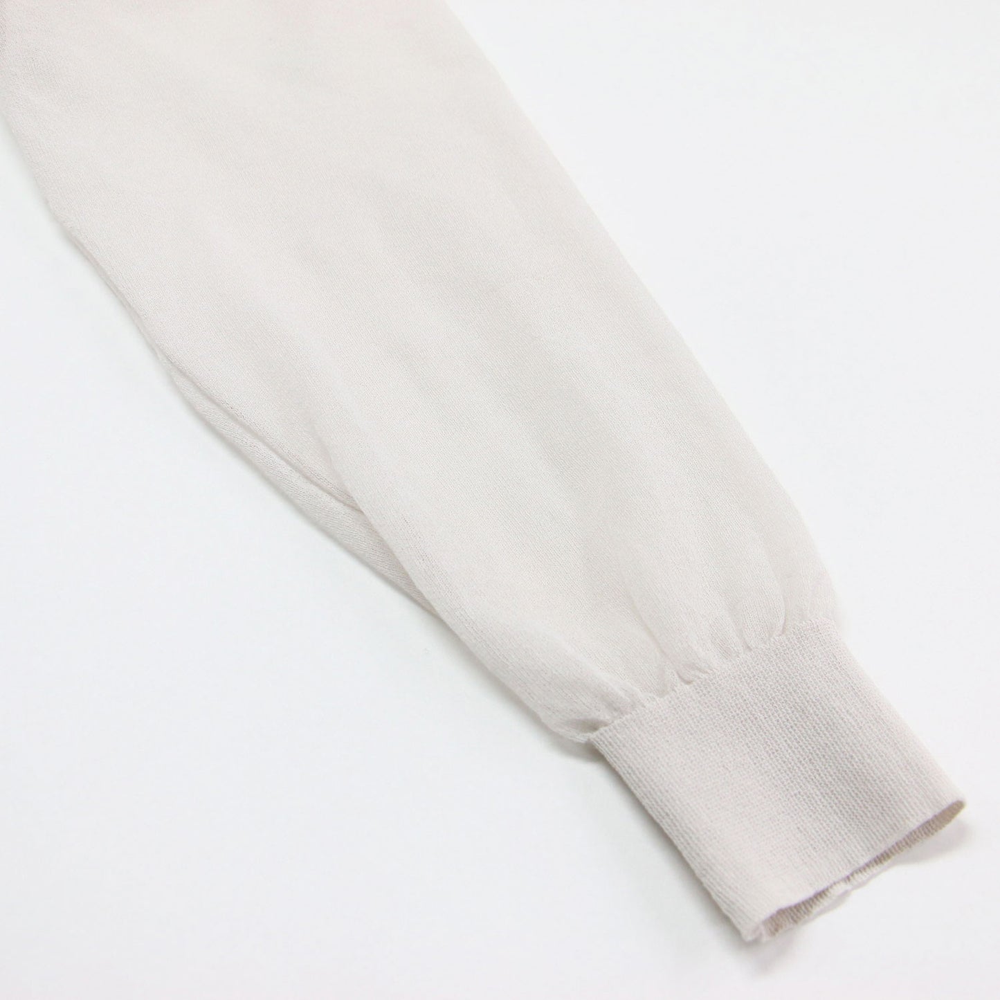 × Bshop 別注 23春夏 シアー クルーネック プルオーバー / SHEER PULLOVER カットソー 長袖 ワイドシルエット レイヤード コットン