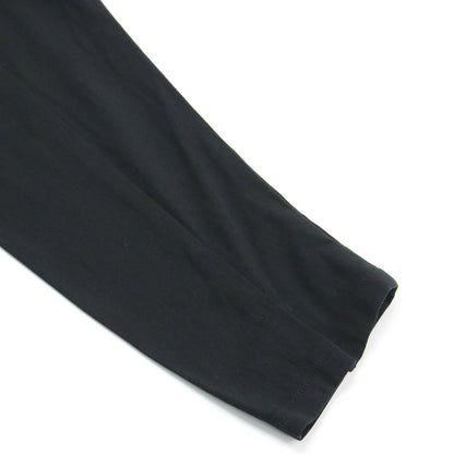 20春夏 コットンダブルスタンドカラー ワンピース / cotton double stand collar OP 長袖 ロング タック スリット