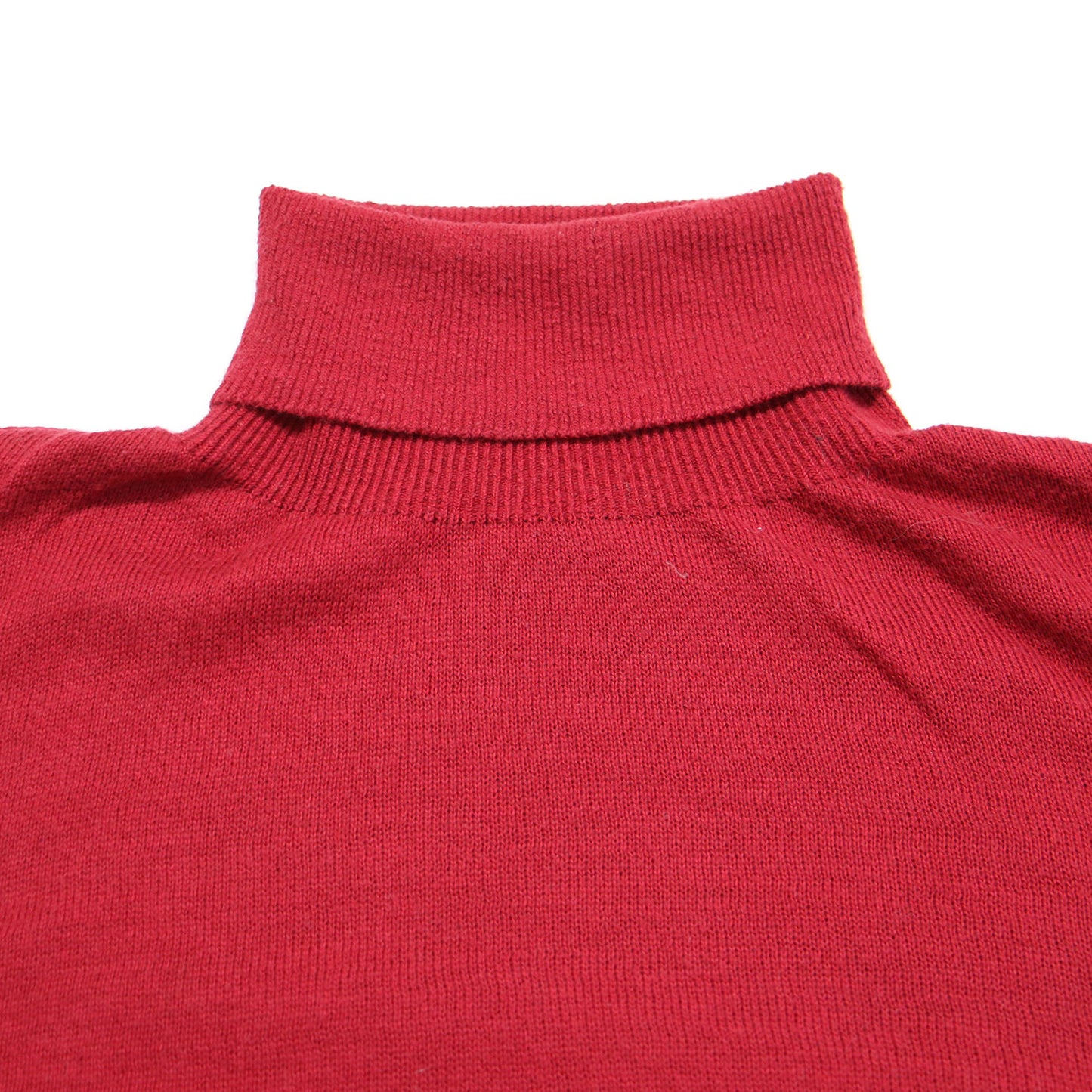 ホール超ガーゼの45色908タートル ニット / プルオーバー 長袖 ロゴ 刺繍 コットン