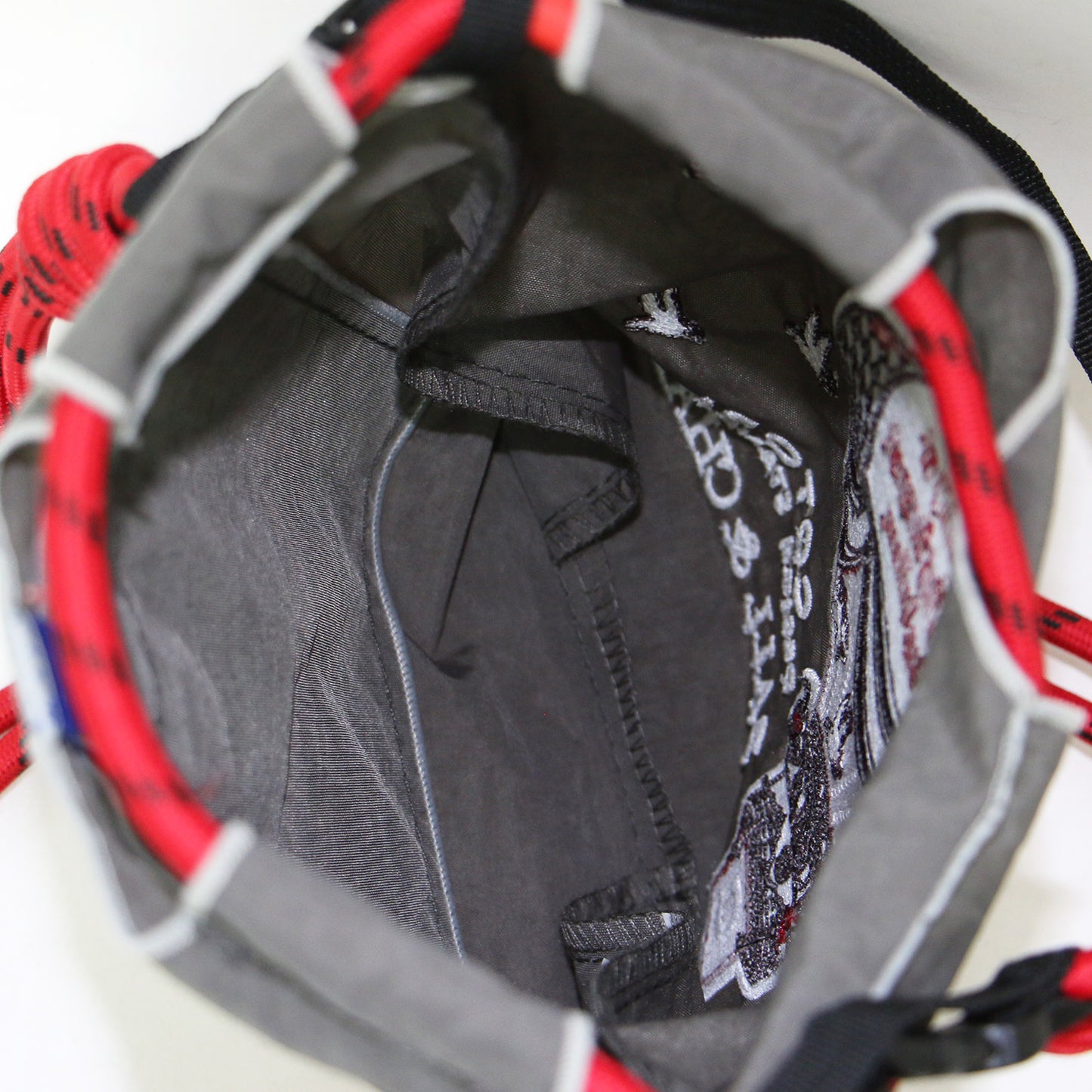 バルーン 気球 刺繍 ミニ ショルダーバッグ / COTORI ポシェット 肩掛け クロスボディ ロープ