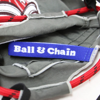 バルーン 気球 刺繍 ミニ ショルダーバッグ / COTORI ポシェット 肩掛け クロスボディ ロープ