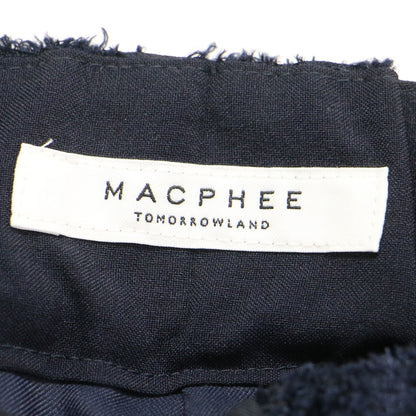 23秋冬 カットジャカード イージー ストレートパンツ / ワイドパンツ レオパード柄 ウエストゴム