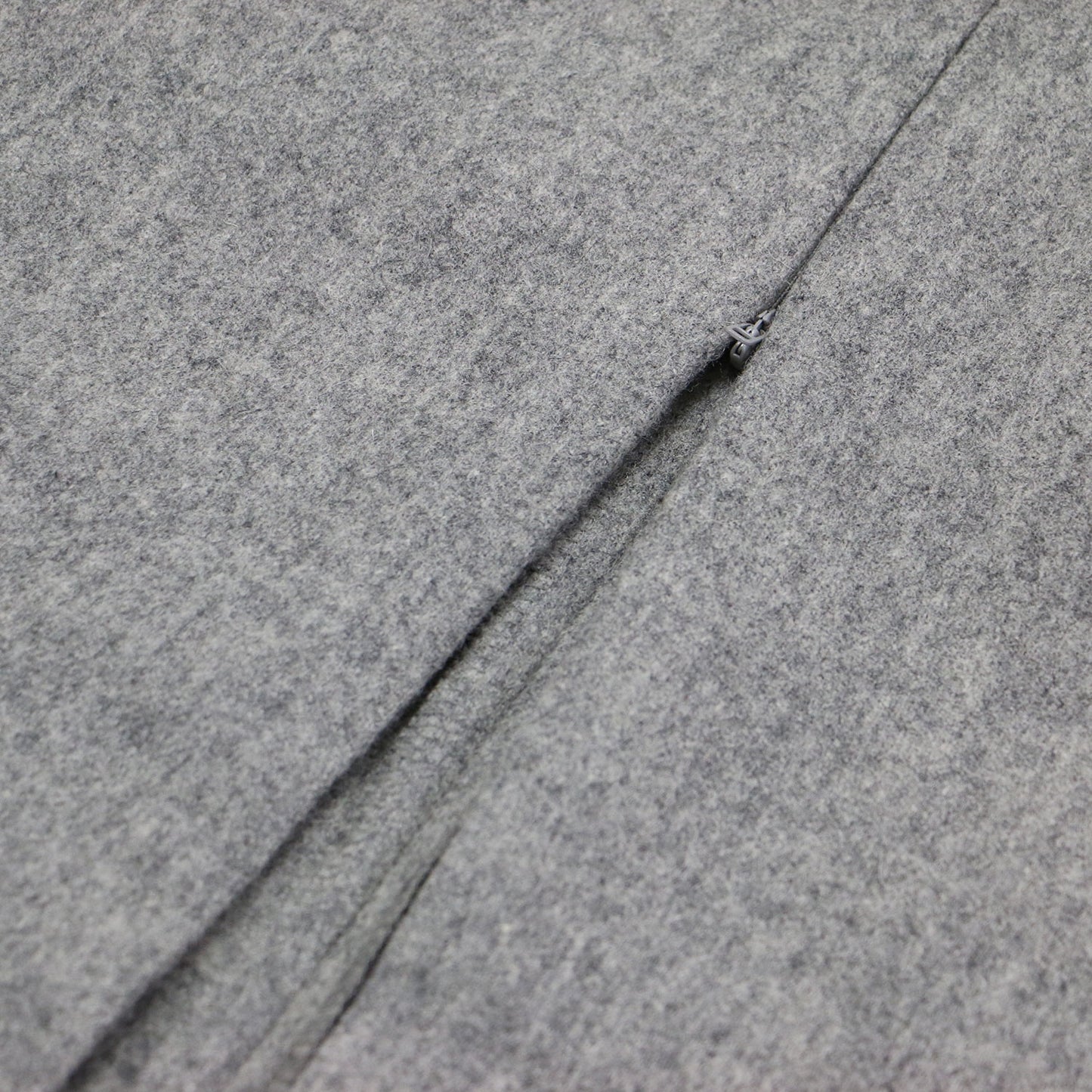 24秋冬 ウール ナイロン フランネル Iライン ナロースカート / タイトスカート ロング丈 スリット