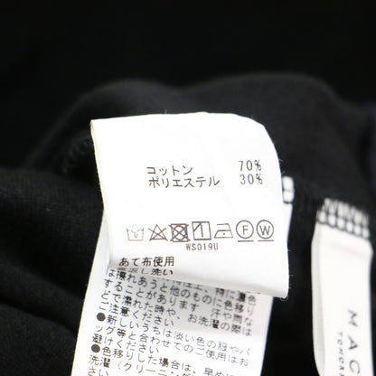 24秋冬 コットン ポリエステル ベロア フロントギャザー ロングスカート / タイトスカート ウエストゴム ストレート タック