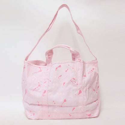 × green label relaxing 別注 グローサリー トートバッグ / paintsplatter ハンドバッグ 肩掛け クロスボディ 2WAY