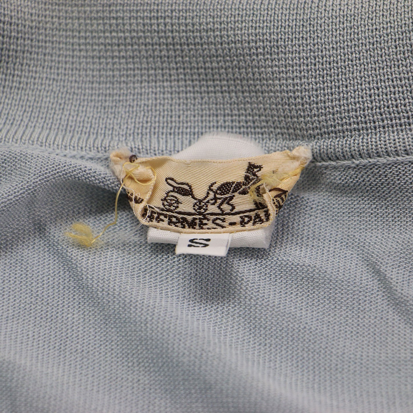 ヴィンテージ ニットシャツ / Vintage プルオーバー Vネック 半袖 ラグラン メタルボタン ハイゲージ シルク