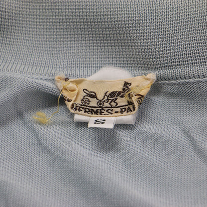 ヴィンテージ ニットシャツ / Vintage プルオーバー Vネック 半袖 ラグラン メタルボタン ハイゲージ シルク