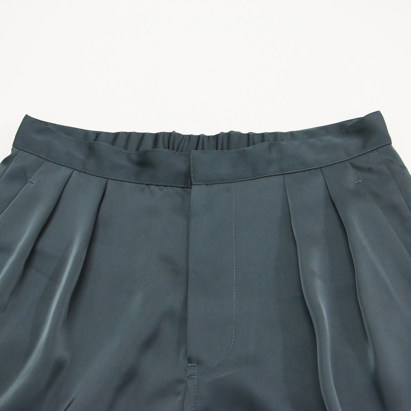 24秋冬 サテン カーゴパンツ / satin cargo pants ワイドパンツ ツータック スピンドル