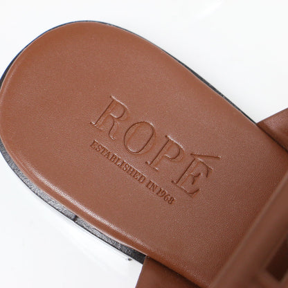 24春夏 アメリア サンダル / Amelia Sandal トングサンダル ローヒール スムース調 アナグラムモチーフ