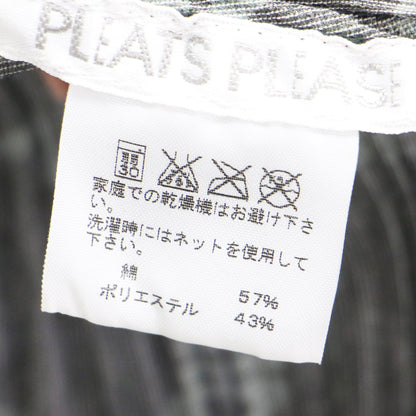 メガマート 総柄 プリーツ ワンピース / 半袖 クルーネック タック フレア Aライン コットン