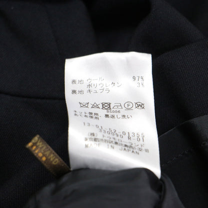 25春夏 ファイン ウーステッド ウール スリットスリーブ ブラウス / プルオーバー Vネック 五分袖
