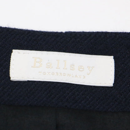 23秋冬 ストレッチボタニー Vネック ジャンパースカート / ワンピース ロング ベスト スカート ドッキング バックル ウール