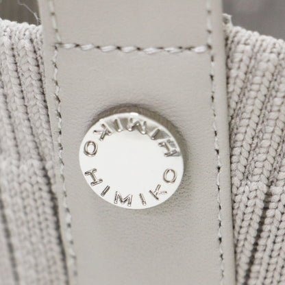 リブニット ショートブーツ / スクエアトゥ チャンキーヒール サイドゴア レザー