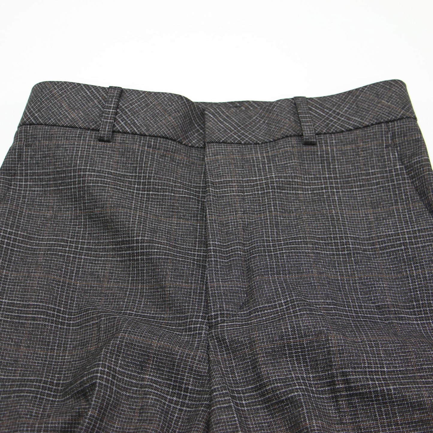 24年秋冬 ウーステッドトロ セミフレアパンツ / ハイウエスト センタープレス ストレッチ