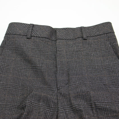 24年秋冬 ウーステッドトロ セミフレアパンツ / ハイウエスト センタープレス ストレッチ