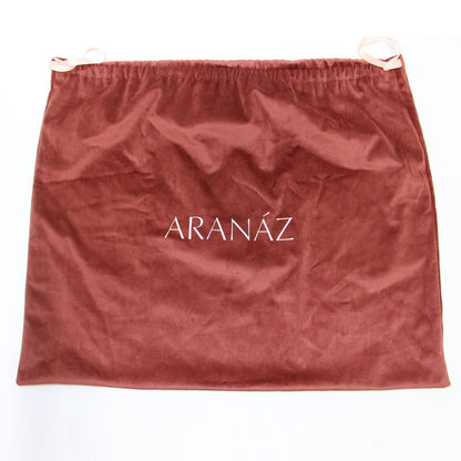 レザーハンドル ボーダー柄 カゴバッグ / ハンドバッグ トートバッグ 天然素材