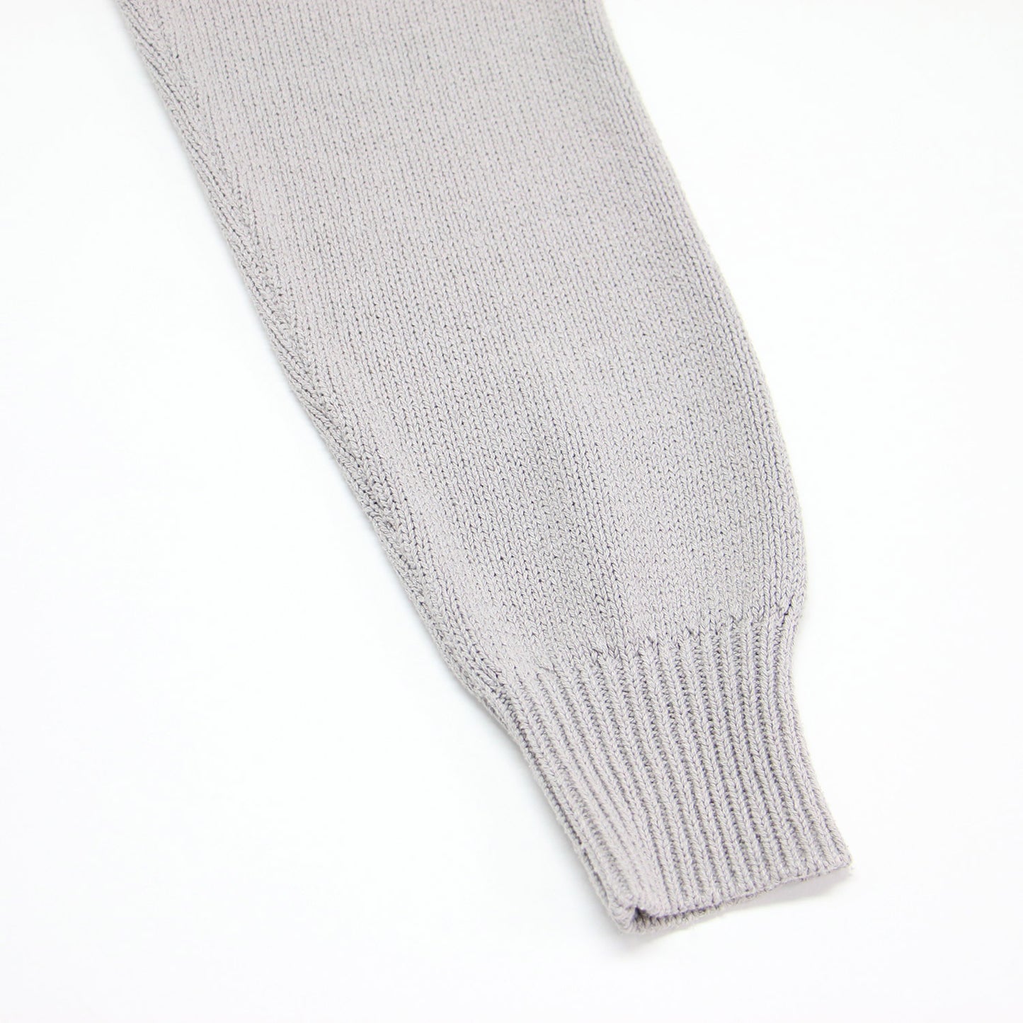 24春夏 シルク ネップ プルオーバー / Silk nep ニット ショート丈 Vネック 長袖