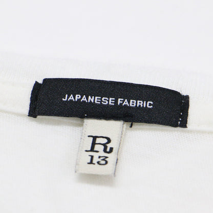 20秋冬 英字 プリント Tシャツ / カットソー 半袖 クルーネック オーバーサイズ コットン ウール