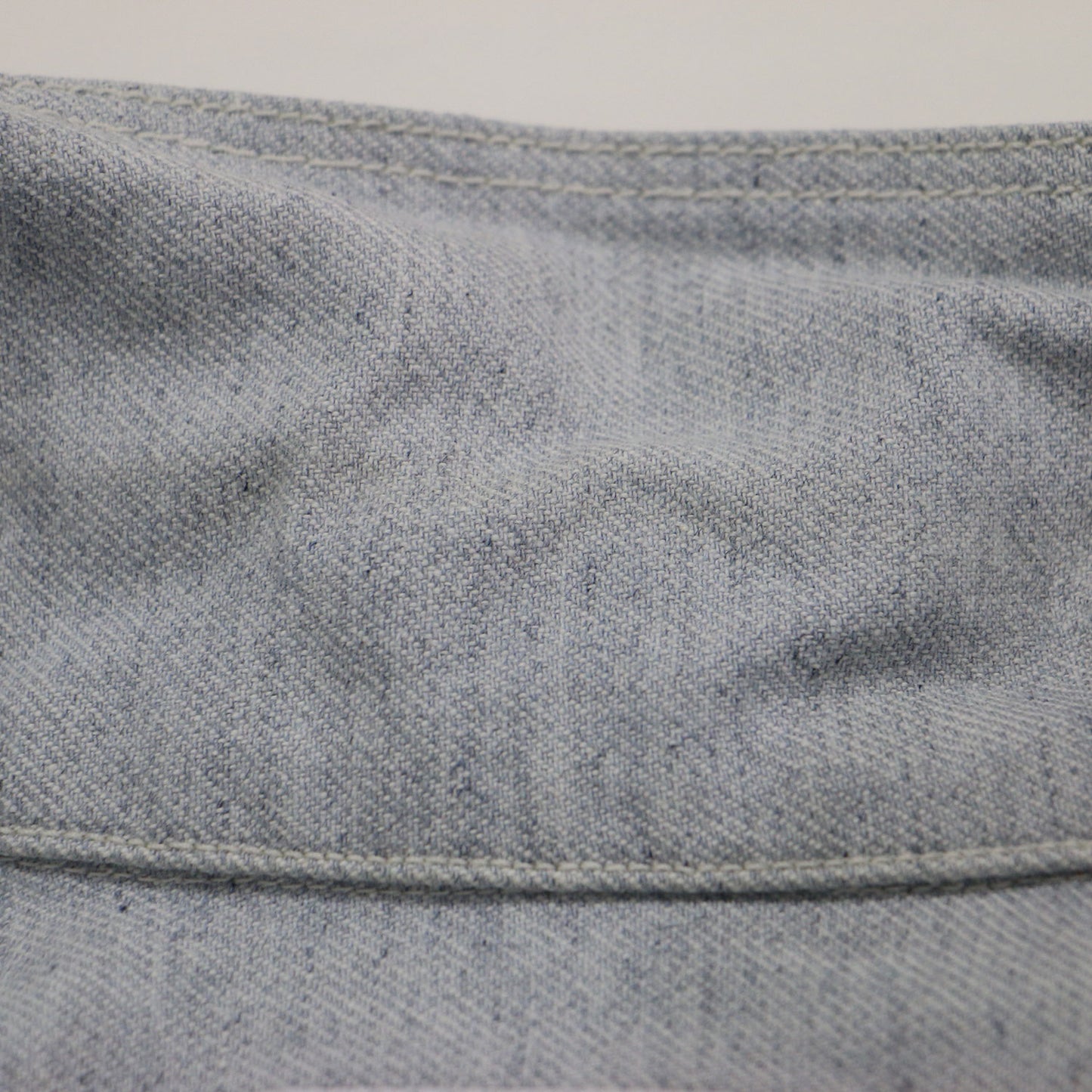 23秋冬 ブリーチデニム シャツ / BleachDENIM ジャケット 長袖 ドロップショルダー ワイド スナップボタン コットン ウォッシャブル
